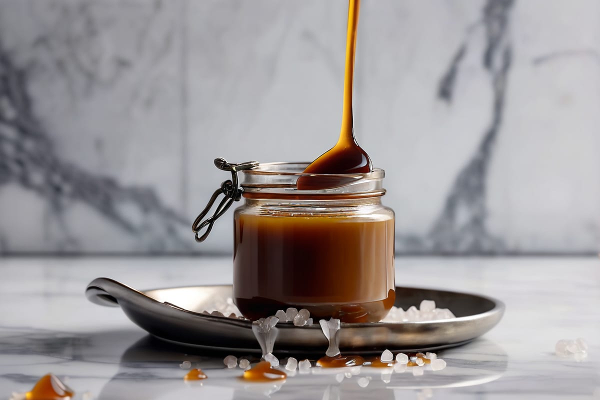 Dairy Free Caramel Sauce — Rich, Gooey, No Butter Needed