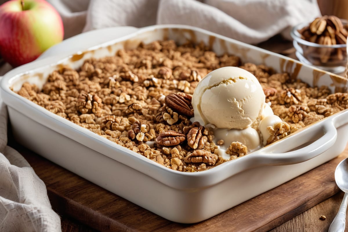 Gluten Free Apple Crisp — Perfectly Crispy Oat Topping Every Time