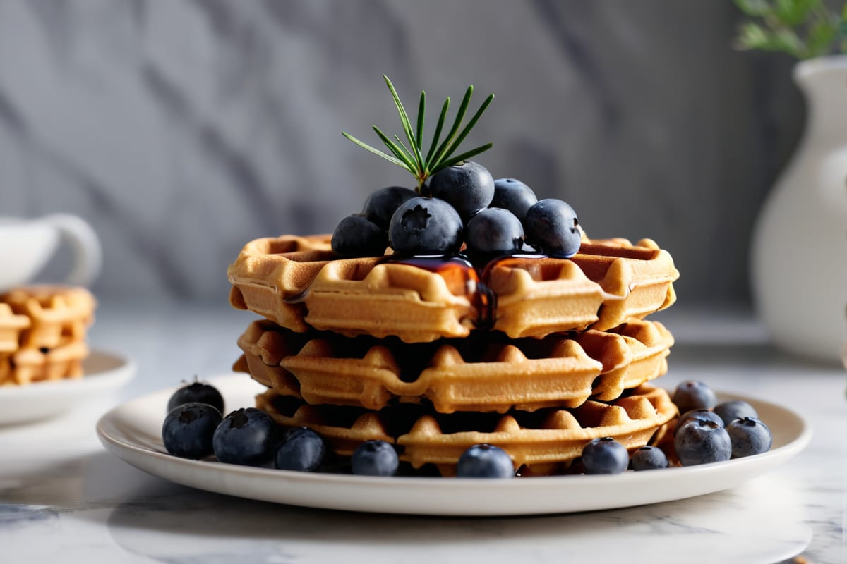 Gluten Free Dairy Free Waffles — Crispy Outside, Fluffy Inside