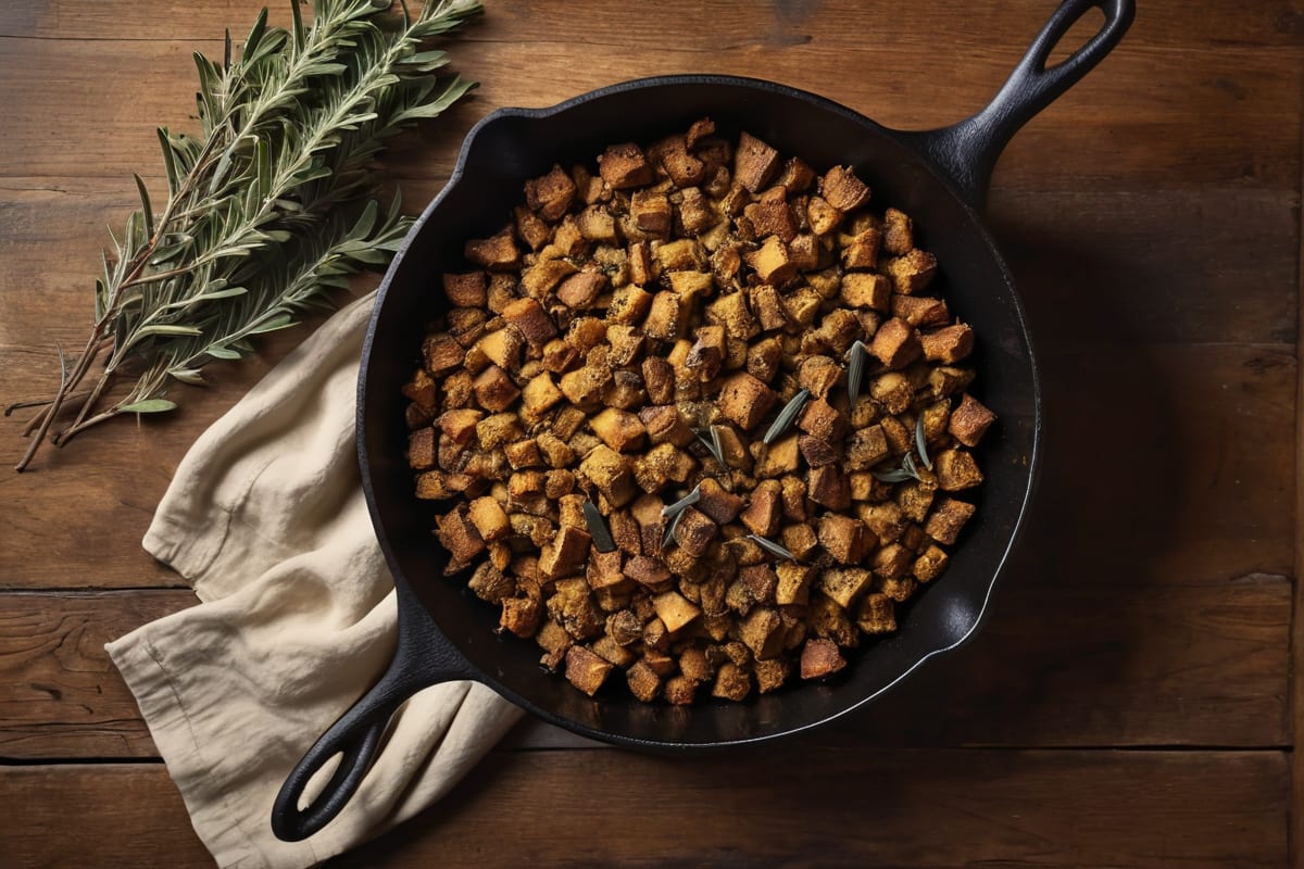 Gluten Free Stuffing — Herb-Butter Classic That Actually Tastes Like the Real Thing
